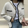 ノーカラートリムジャケット 5721-画像5-韓国ファッション通販POPREA［ポップリア］