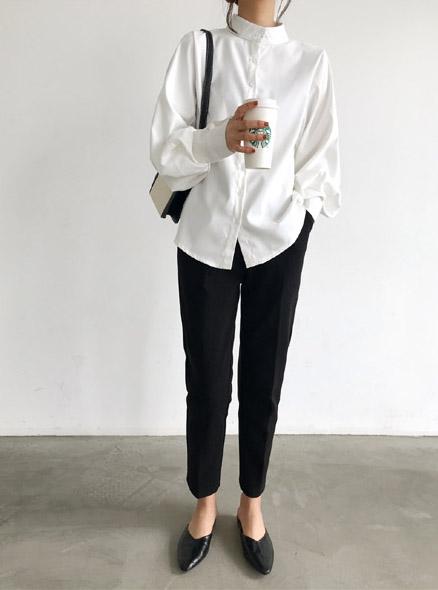 ハイネックルーズランタンスリーブトップス 4707-画像5-韓国ファッション通販POPREA［ポップリア］