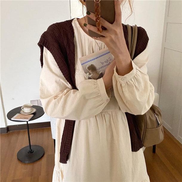 スプリングロングワンピース 5023-画像5-韓国ファッション通販POPREA［ポップリア］