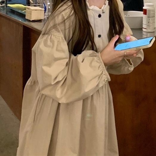 Aラインフリルワンピース 5086-画像5-韓国ファッション通販POPREA［ポップリア］