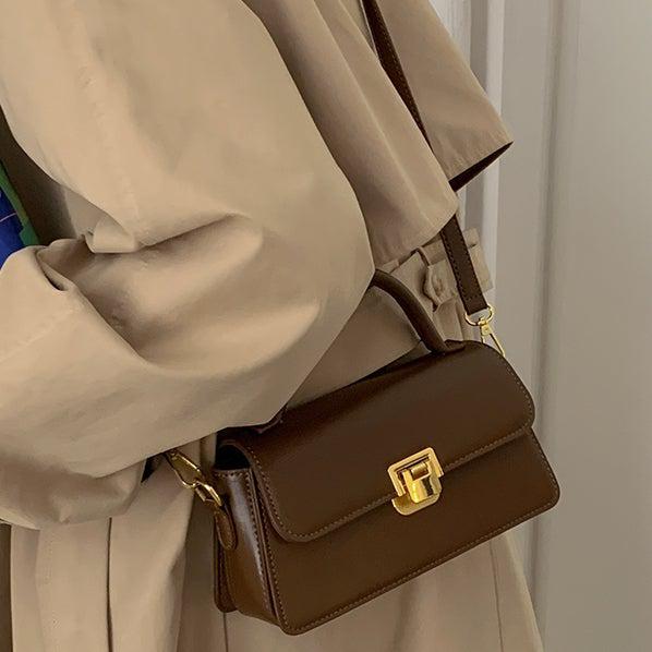 2way持ち手付きレトロショルダーバッグ 4985-画像5-韓国ファッション通販POPREA［ポップリア］