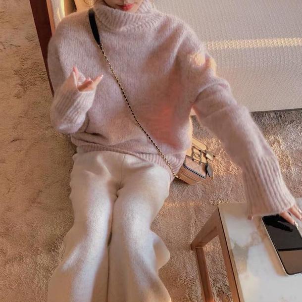 モヘアタートルネックニット 4877-画像5-韓国ファッション通販POPREA［ポップリア］