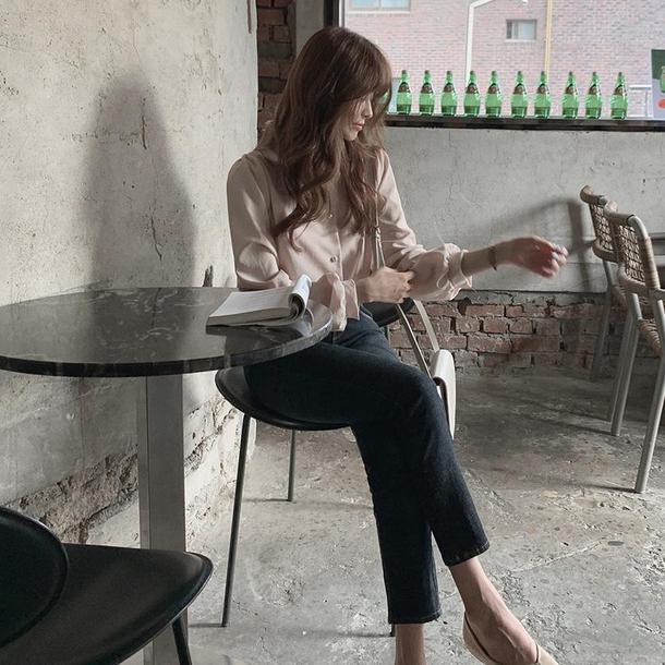 ベーシックスクエアネックトップス 4703-画像5-韓国ファッション通販POPREA［ポップリア］