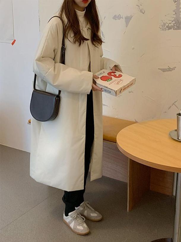 バッグドロストロングコート 4817-画像5-韓国ファッション通販POPREA［ポップリア］