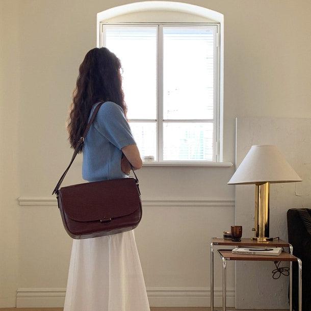 ノーカラーダブルボタンニット 5228-画像5-韓国ファッション通販POPREA［ポップリア］