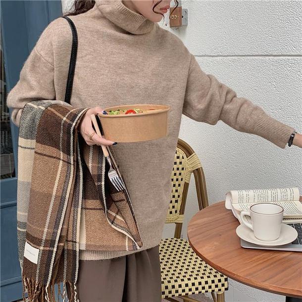 タートルネックウールプルオーバー 4814-画像5-韓国ファッション通販POPREA［ポップリア］