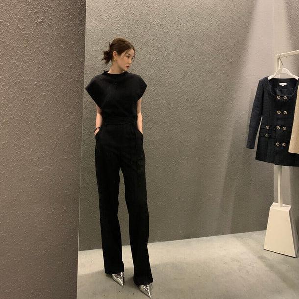 フレンチスリーブサマーニット 5183-画像5-韓国ファッション通販POPREA［ポップリア］