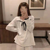 ふわふわフロントリボンルームウェア 5635-画像5-韓国ファッション通販POPREA［ポップリア］