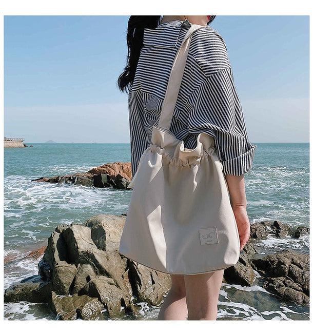 デュプルリボントートバッグ﻿ 5139-画像5-韓国ファッション通販POPREA［ポップリア］