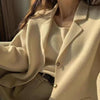 ゴールドボタンオープンカラージャケット 5106-画像6-韓国ファッション通販POPREA［ポップリア］