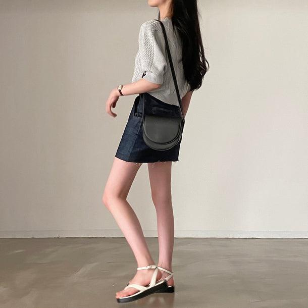 パフスリケーブルサマーニット 5227-画像6-韓国ファッション通販POPREA［ポップリア］