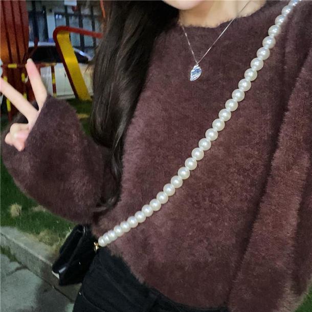 ショートウールニットトップス 4887-画像6-韓国ファッション通販POPREA［ポップリア］