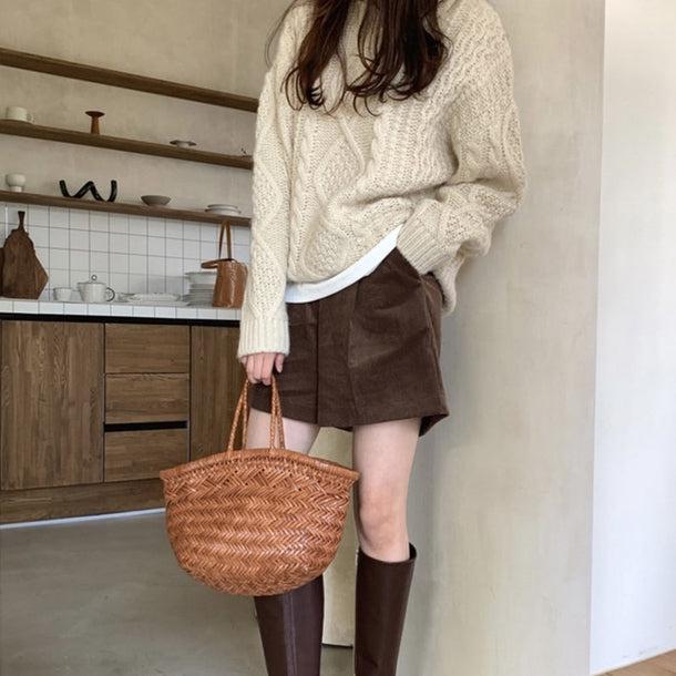 コーデュロイハーフパンツ 5019-画像6-韓国ファッション通販POPREA［ポップリア］