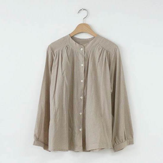 チェック柄ロングスリーブシャツ 4743-画像6-韓国ファッション通販POPREA［ポップリア］