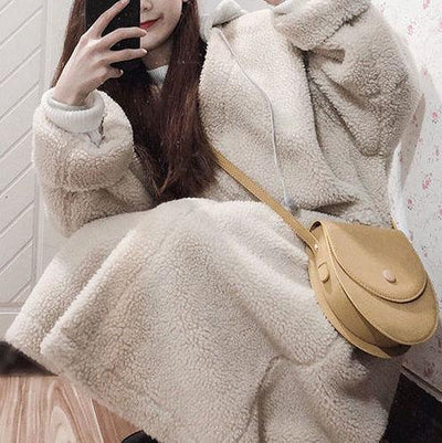 ラムウール中綿コート 4734-画像6-韓国ファッション通販POPREA［ポップリア］
