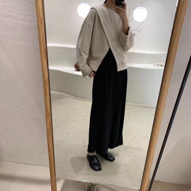 スリットレイヤードプルオーバー 4663-画像6-韓国ファッション通販POPREA［ポップリア］