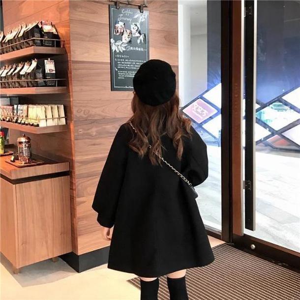 チューリップ袖ショートコート 4898-画像6-韓国ファッション通販POPREA［ポップリア］