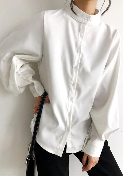 ハイネックルーズランタンスリーブトップス 4707-画像6-韓国ファッション通販POPREA［ポップリア］