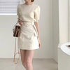 ベルテッドストレートスカート 5187-画像6-韓国ファッション通販POPREA［ポップリア］