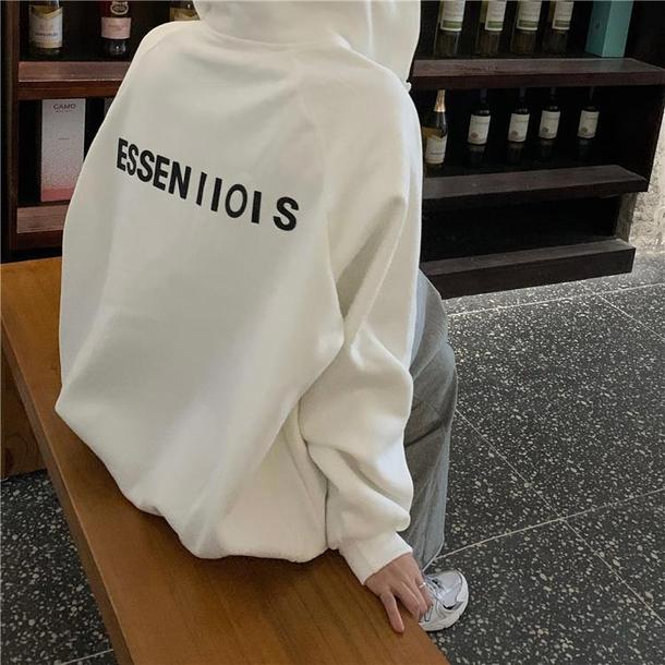 バックロゴルーズジップパーカー 4908-画像6-韓国ファッション通販POPREA［ポップリア］