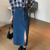 スリットデニムスカート 4760-画像6-韓国ファッション通販POPREA［ポップリア］