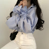 フリルスリーブストライプシャツ 5151-画像6-韓国ファッション通販POPREA［ポップリア］