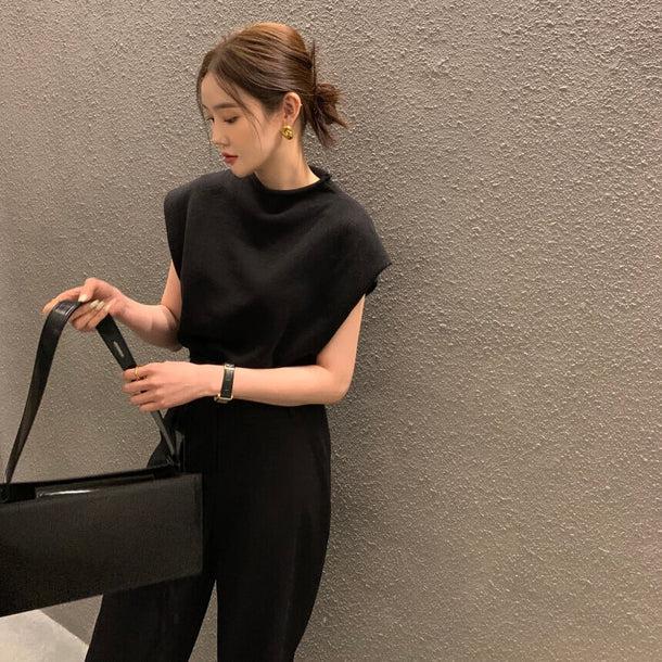 フレンチスリーブサマーニット 5183-画像6-韓国ファッション通販POPREA［ポップリア］