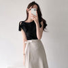 オフショルブラウス＋ロングスカート 5334-画像7-韓国ファッション通販POPREA［ポップリア］