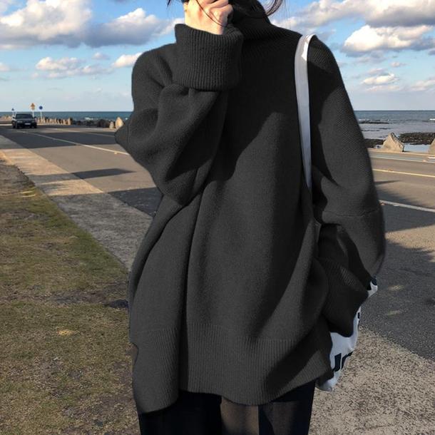 ベーシックタートルネックニット 4776-画像7-韓国ファッション通販POPREA［ポップリア］