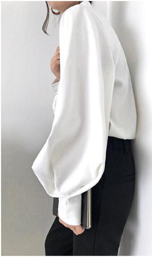 ハイネックルーズランタンスリーブトップス 4707-画像7-韓国ファッション通販POPREA［ポップリア］