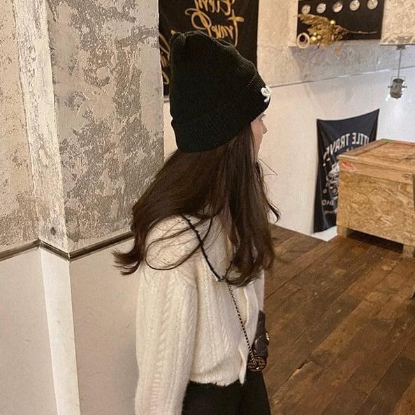 フリル襟ニットカーディガン 5032-画像7-韓国ファッション通販POPREA［ポップリア］