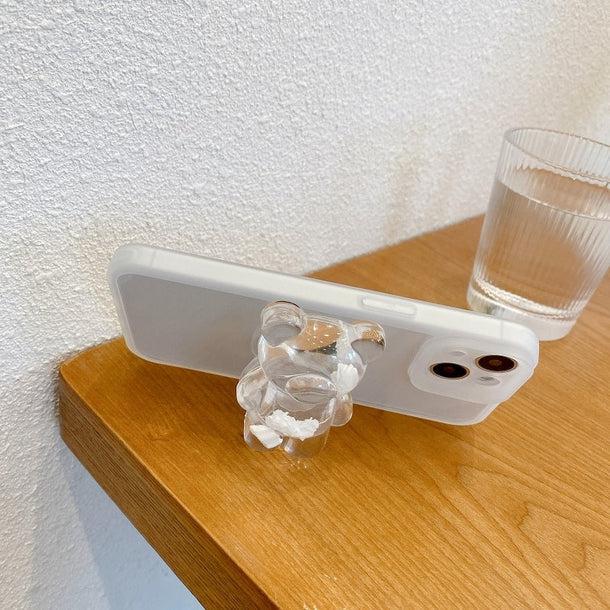 クリアくまちゃんスマホグリップ 5162-画像7-韓国ファッション通販POPREA［ポップリア］