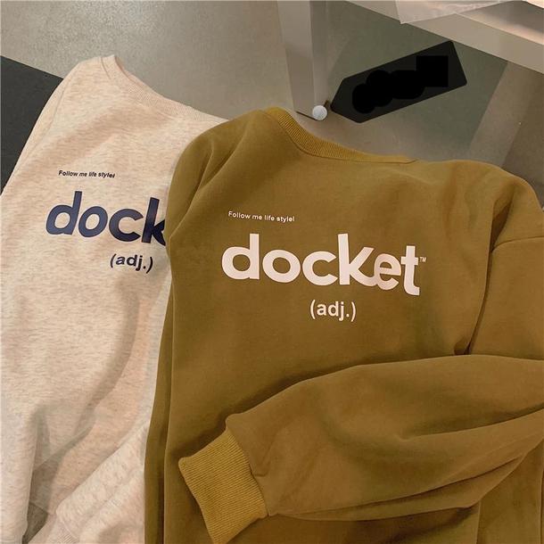 シンプルロゴルーズトレーナー 4854-画像7-韓国ファッション通販POPREA［ポップリア］