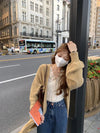 Vネックシフォンレースブラウス﻿ 5146-画像7-韓国ファッション通販POPREA［ポップリア］