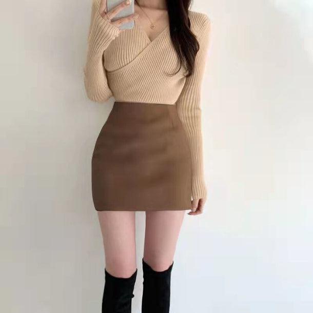 シンプルタイトスカート 5149-画像7-韓国ファッション通販POPREA［ポップリア］