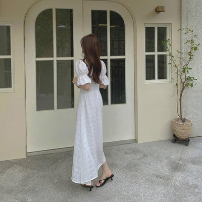 シアースリットロングドレス﻿﻿ 5804-画像7-韓国ファッション通販POPREA［ポップリア］