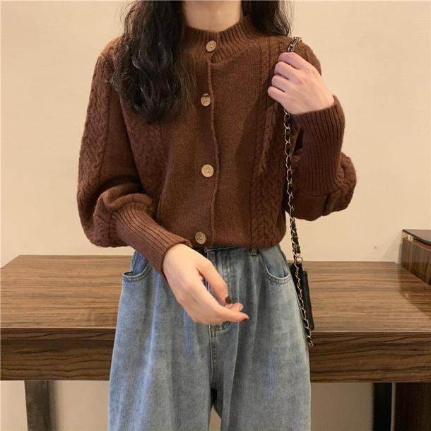 ディープカフスケーブルニット 4771-画像7-韓国ファッション通販POPREA［ポップリア］