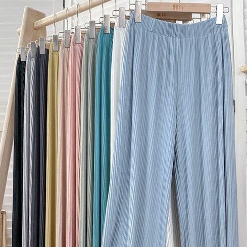 シルクタッチカラーリブパンツ 5225-画像7-韓国ファッション通販POPREA［ポップリア］