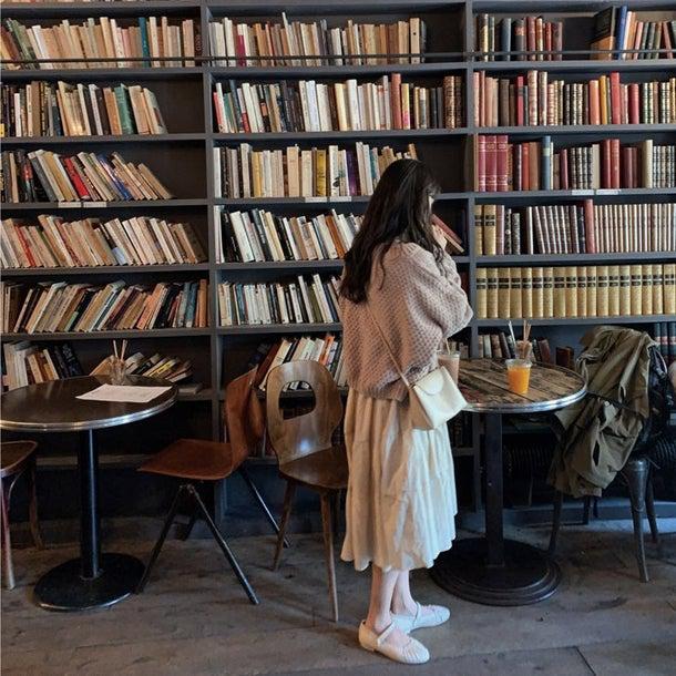 レトロツイストニットワンピースセット 4937-画像7-韓国ファッション通販POPREA［ポップリア］