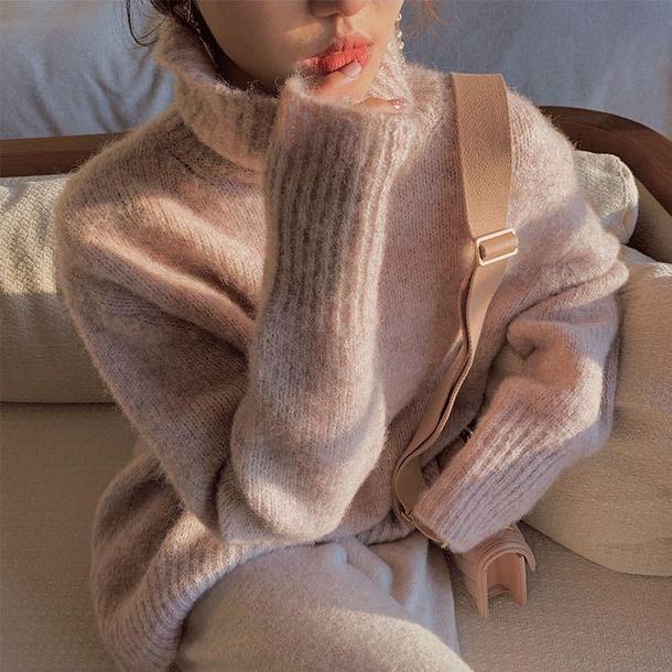 モヘアタートルネックニット 4877-画像7-韓国ファッション通販POPREA［ポップリア］