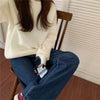 ワッフルベーシックプルオーバー 4958-画像7-韓国ファッション通販POPREA［ポップリア］