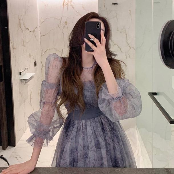 トワルドジュイオーガンジーワンピース 5212-画像8-韓国ファッション通販POPREA［ポップリア］