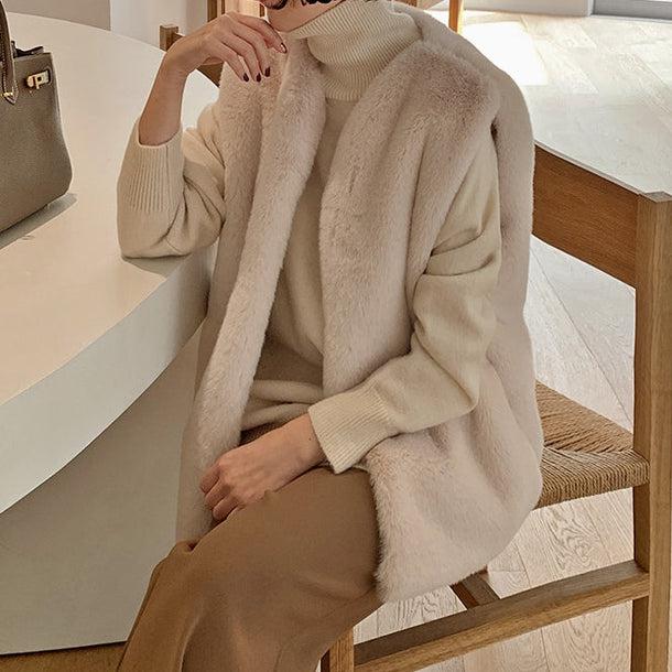 エコファーベスト 5004-画像8-韓国ファッション通販POPREA［ポップリア］