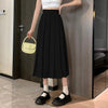 ハイウエストフロントプリーツロングスカート 5338-画像8-韓国ファッション通販POPREA［ポップリア］