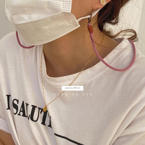 くすみ織り色マスクストラップ 4672-画像8-韓国ファッション通販POPREA［ポップリア］