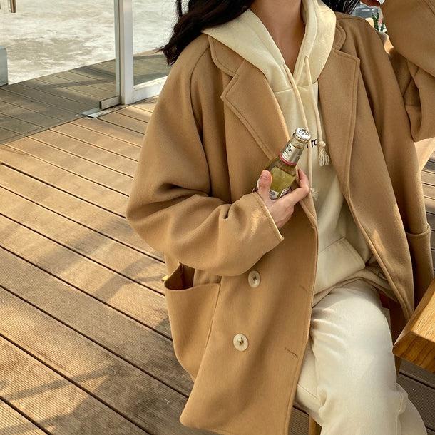 ダブルブレストテラードコート 5082-画像8-韓国ファッション通販POPREA［ポップリア］