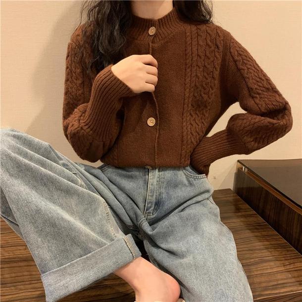 ディープカフスケーブルニット 4771-画像8-韓国ファッション通販POPREA［ポップリア］