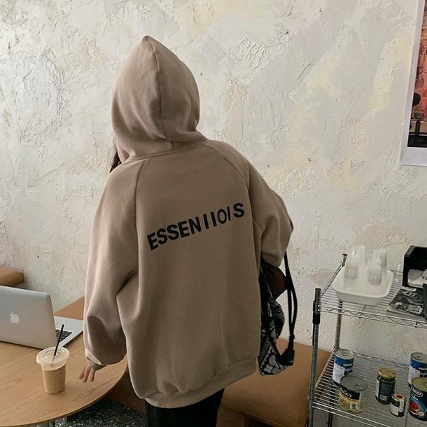 バックロゴルーズジップパーカー 4908-画像8-韓国ファッション通販POPREA［ポップリア］