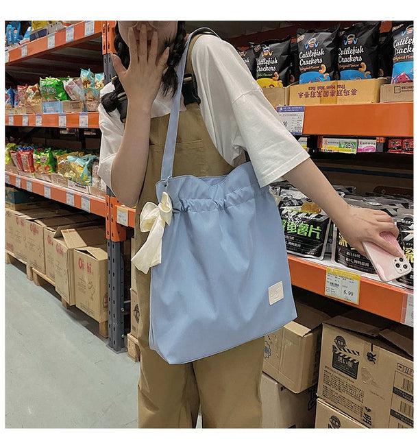 デュプルリボントートバッグ﻿ 5139-画像8-韓国ファッション通販POPREA［ポップリア］