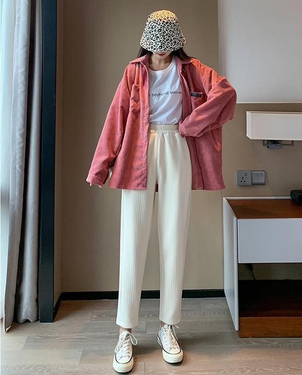 コーディロイ裏ボアパンツ 4875-画像8-韓国ファッション通販POPREA［ポップリア］